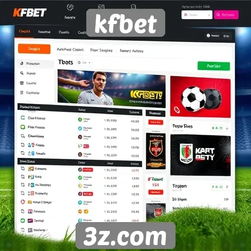 Plataforma kfbet destaca-se pela interface amigável