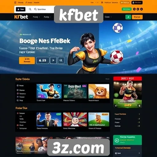 novidades no design do site kfbet