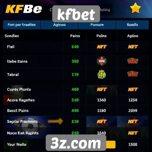 Comparação de jogos populares disponíveis no kfbet
